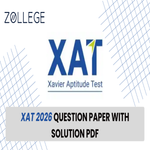 XAT 2026 Question Paper Answer Key Solutions Pdf Download